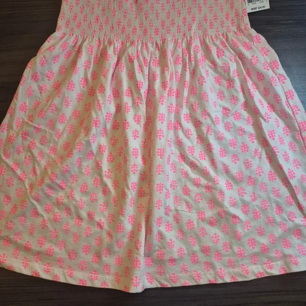 OshKosh B'gosh White Tank Top with Pink Floral Print